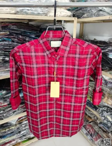 "Upgrade Your Style with a Classic Cotton Full-Sleeve Check Shirt"